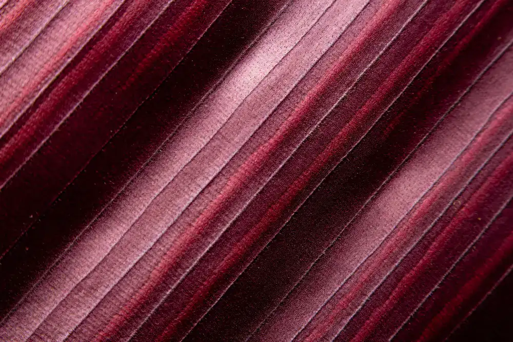 Rich textured velvet and silk